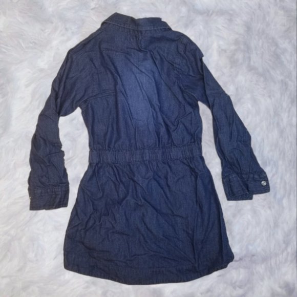 Jessica Simpson Denim Shirtdress Size 4 - Picture 2 of 3